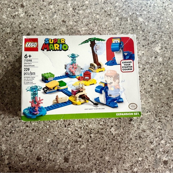 NWT LEGO 71398 Super Mario Dorrie's Beachfront Expansion Set ⭐🏖️ - Picture 1 of 6